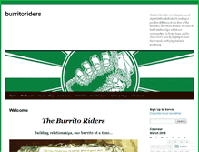 Tablet Screenshot of burritoriders.org
